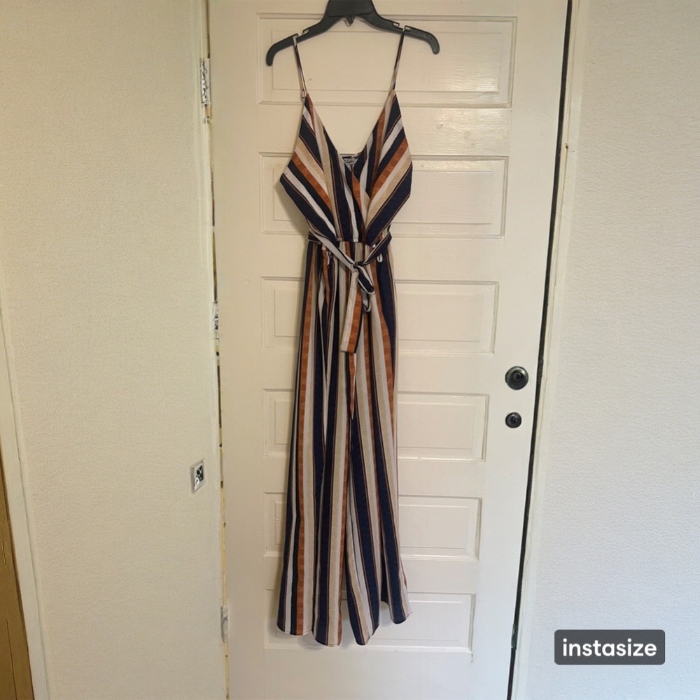 Striped Jumpsuit